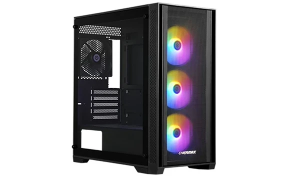 Enermax Starryfort Sf21 600W 80+ Temperli Cam Siyah Usb3.0 Atx Kasa ürün görseli 1