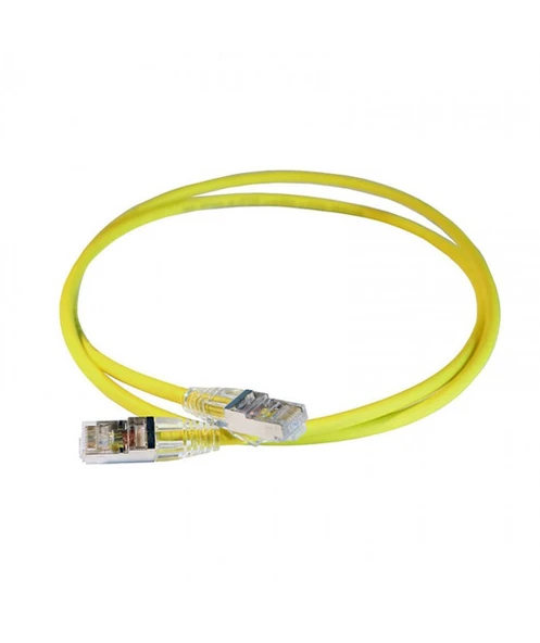 Cat6A S/Ftp Hd Patch Cord Lszh 1M Sarı ürün görseli 1
