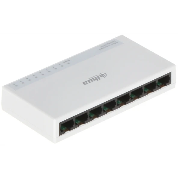 Dahua Pfs3008-8Et-L, 8 Port, Megabit, Yönetilemez, Masaüstü Switch ürün görseli 1
