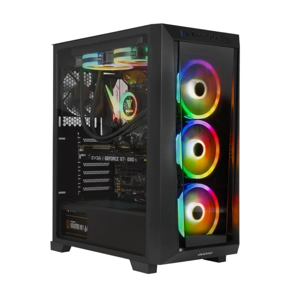 Gamdias Talos M1 Elite, 850W, 80+ Bronze, Tempered Glass, Argb, Atx Kasa ürün görseli 1