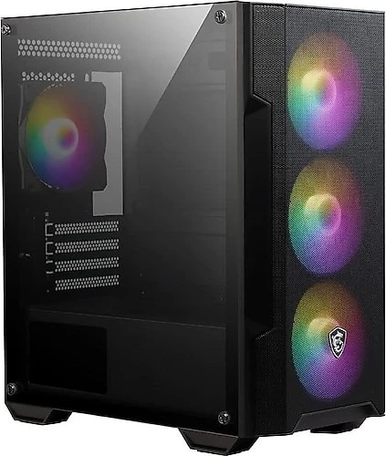 Mag Forge M100A D60 600W 80+ Akrilik Yan Panel 3X120Mm 1X120Mm Auto Rgb Fan Matx Bilgisayar Kasası ürün görseli 1