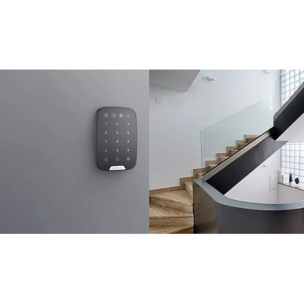 Ajax Keypad, Kablosuz, Tuş Takımı, Si̇yah - Resim 2