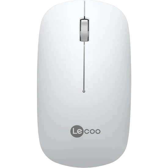 Lecoo Ws214 Kablosuz Optic 1600Dpi Beyaz Mouse ürün görseli 1