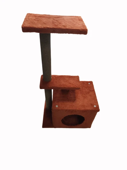 3A KEDİ TIRMALAMA 2 KAT TURUNCU ürün görseli 1
