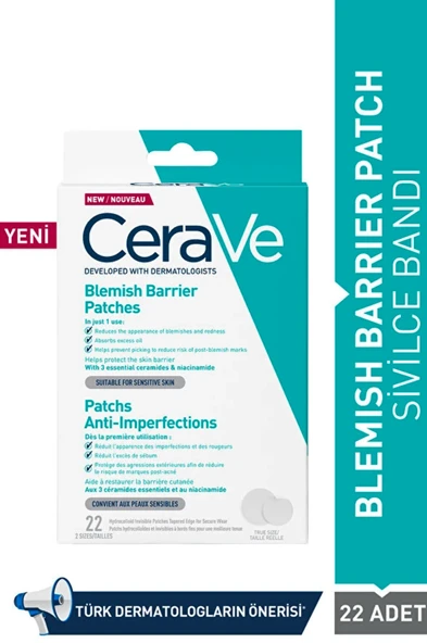 CeraVe Blemish Barrier Sivilce Patch Bandı ürün görseli 1