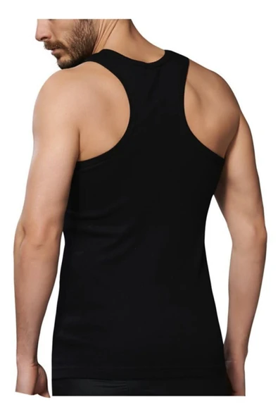 NACAR STORE Erkek Askılı 6'lı Paket Ribana Spor Atlet ürün görseli 1
