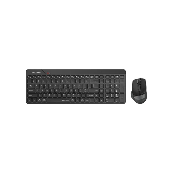 A4 Fg2400 Air2 Siyah, Fstyler, 2.4Ghz Mini Kablosuz, Türkçe Q, Sessi̇z Klavye Mouse Set ürün görseli 1