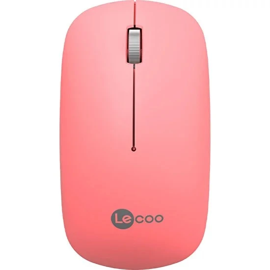Lecoo Ws214 Kablosuz Optic 1600Dpi Pembe Mouse ürün görseli 1
