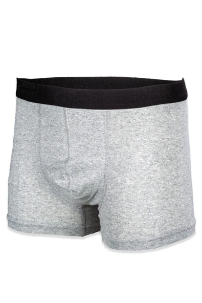 NACAR STORE 5'li Erkek Gri Pamuklu Likralı Boxer ürün görseli 1