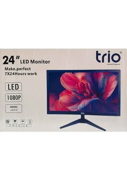 Tri̇o 24 Tr-24Ws 3Ms 75Hz Vga+Hdmi Fhd Led Monitor ürün görseli 1