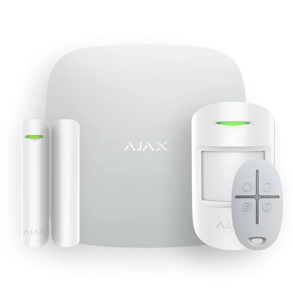 Ajax Starterkit Plus, Kablosuz, Alarm Kiti, Beyaz ürün görseli 1