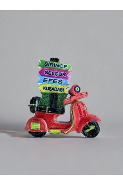 Şirince & Selçuk & Efes & Kuşadası Temalı Polyester Magnet. ürün görseli 1