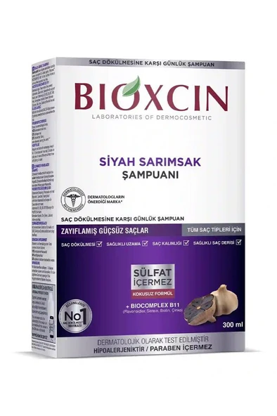 Bioxcin Siyah Sarımsak Şampuanı 300 ml ürün görseli 1