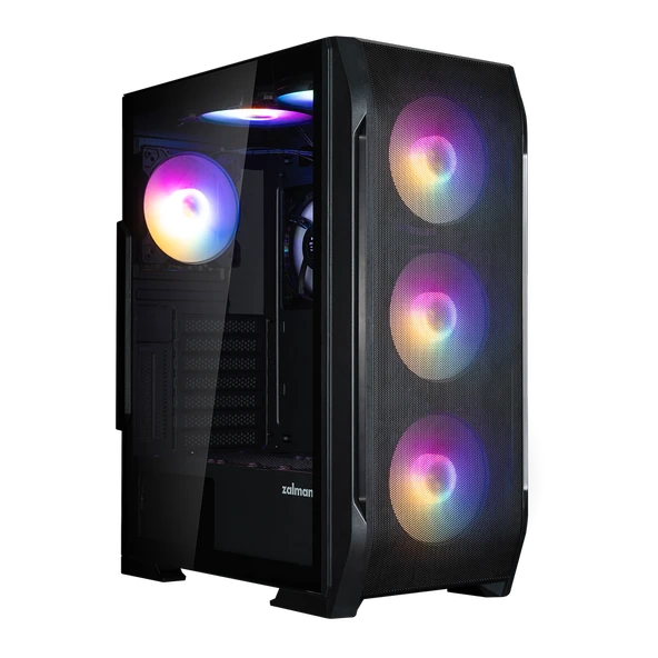 Zalman N7 V2, 700W 80+, Mesh Panel, Tempered Glass, 6X120Mm Rgb Fan, Atx Kasa ürün görseli 1