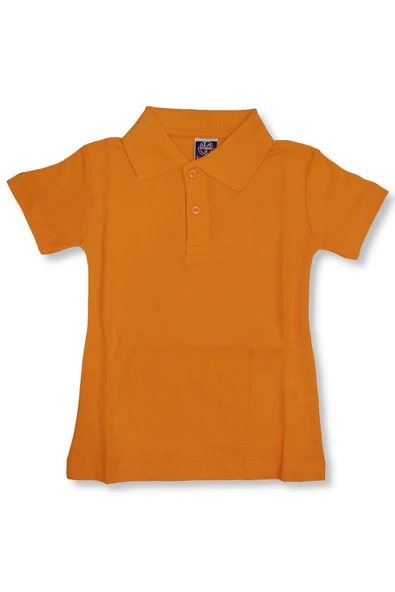 NACAR STORE Unisex Çocuk Polo Yaka Kısa Kol Okul T-shirt ürün görseli 1