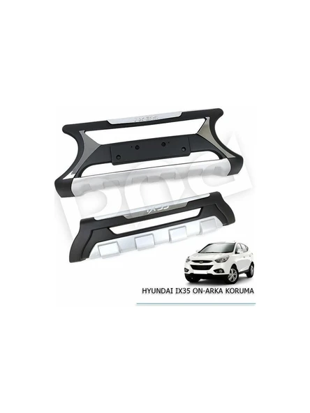 hdm Hyundai İX35 Ön-Arka Tampon Koruması Oem 2010 Sonrası Uyumlu ürün görseli 1