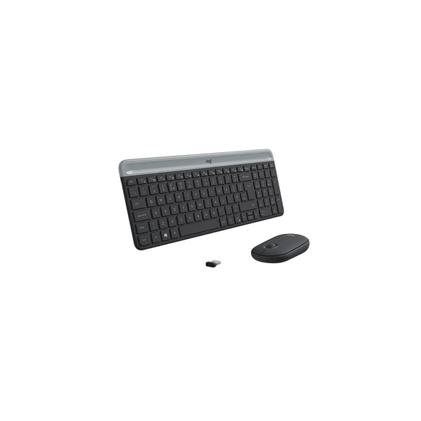 Mk470 Siyah, 920-009435, Kablosuz, Türkçe Q, Klavye Mouse Set ürün görseli 1