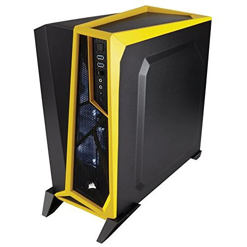 Spec-Alpha Cc-9011094-Ww (Powersız) Çelik Siyah/Sarı Pencereli Kasa ürün görseli 1