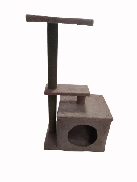 3A KEDİ TIRMALAMA 2 KAT PEMBE - Resim 6