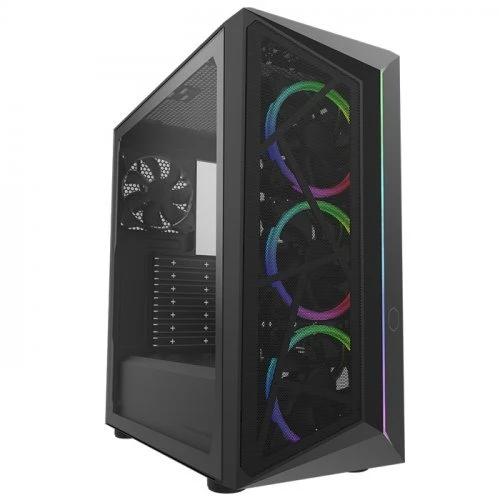 Cooler Cmp510 Tg 650W 80+ Mesh Panel Siyah Argb 3X120Mm Fanli Mid-Tower Kasa ürün görseli 1