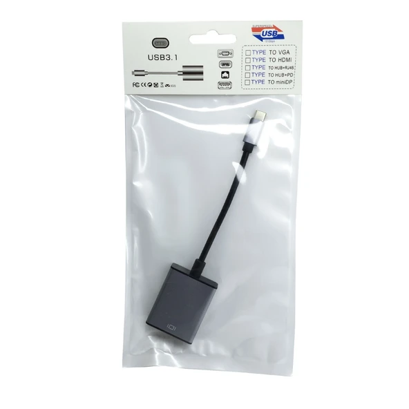 Hy-Usbc10, Type-C To Hdmi 15Cm Çevirici - Resim 4