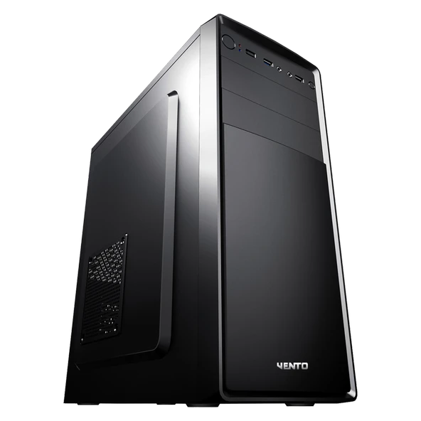 Vento Vs121S Mid Tower, 300W Siyah, Atx Kurumsal Kasa ürün görseli 1