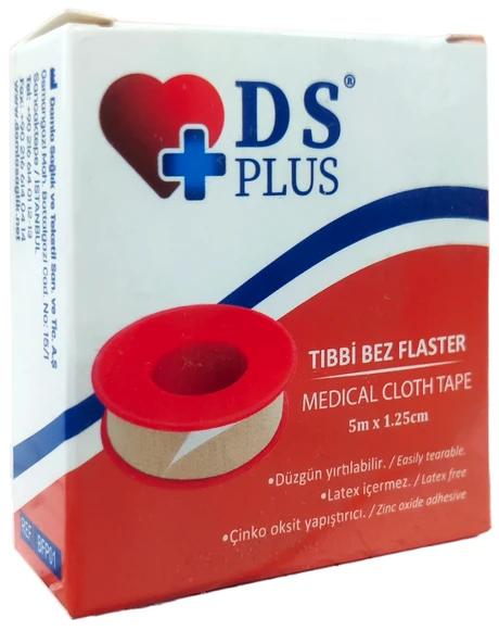 DS Plus Bez Flaster 5 m x 1,25 cm ürün görseli 1