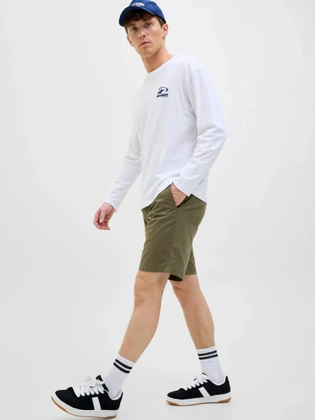 Jack&Jones 12274983 Erkek Sort - Haki ürün görseli 1