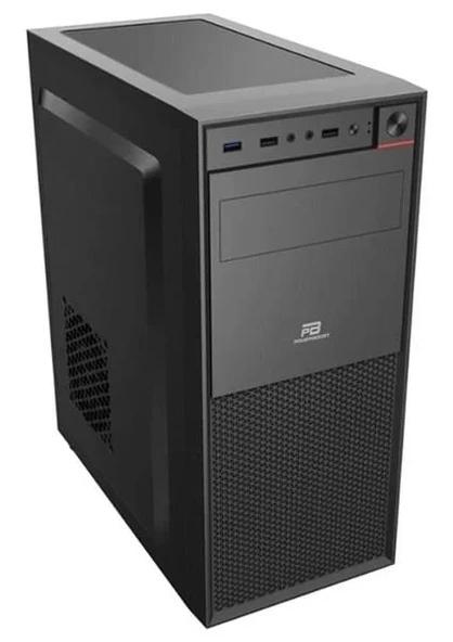 Powerboost Pb-A400B 400W Dvd Yuvalı Panel 12Cm Fan +Usb 3.0 Atx Kasa ürün görseli 1