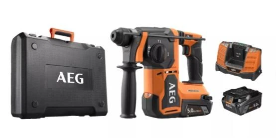 AEG BBH 18BL2-502C 18 V 5 Ah Çift Akülü Kömürsüz Kırıcı Delici ürün görseli 1