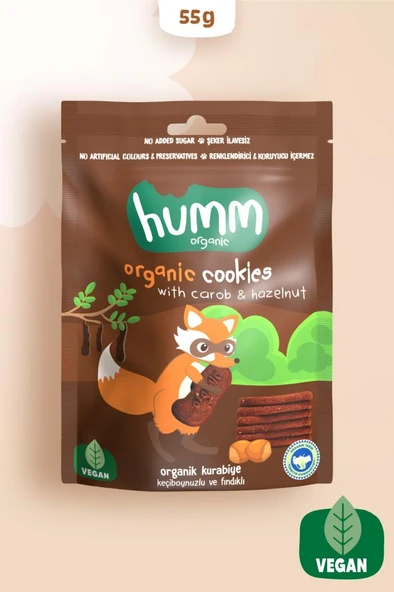 Keçiboynuzlu Fındıklı Kurabiye 55 gr ürün görseli 1