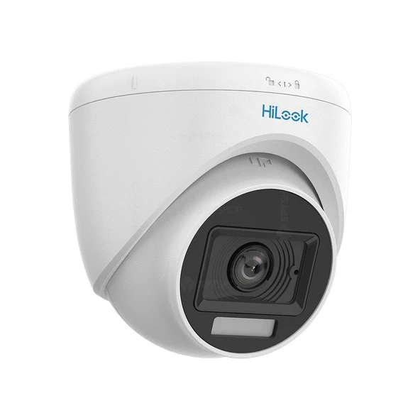 Hilook Thc-T129-Lps, 2Mpix, 2.8Mm Lens, 20Mt Gece Görüşü, Color Vu, Dahili Mikrofon, Dome Kamera ürün görseli 1