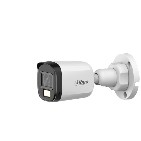 Dahua Hac-B1A21P-U-Il-0360B, 2Mpix, 3.6Mm Lens, 30 Mt Gece Görüşü, Dual Light, Bullet Kamera ürün görseli 1