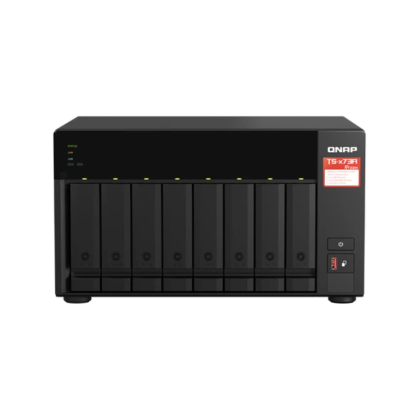 Qnap Turbonas Ts-873A 8Gb Ram 8Xyuvalı Tower Nas ürün görseli 1