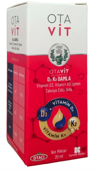 Otavit D3 K2 Damla 20 ml ürün görseli 1
