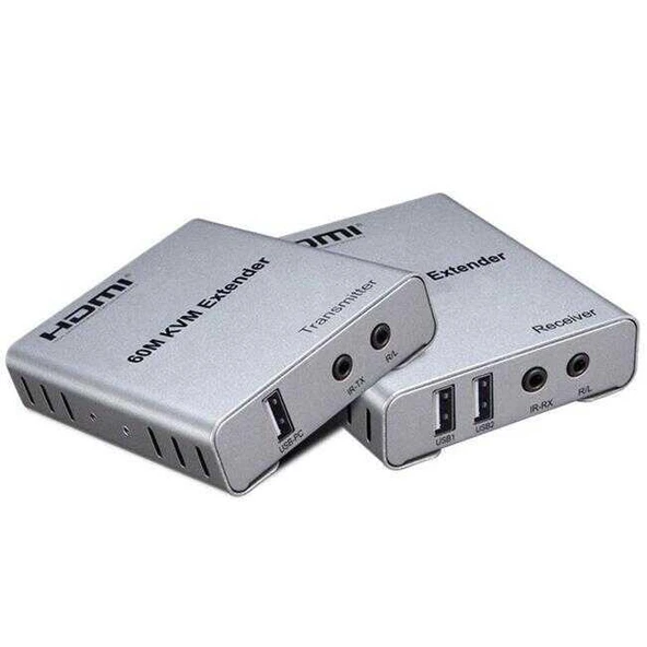 Sensei 60 Metre 1080P Cat6 Kvm Extender (Hdmi+Usb+Ir) ürün görseli 1