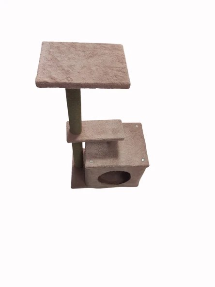 3A KEDİ TIRMALAMA 2 KAT PEMBE - Resim 8