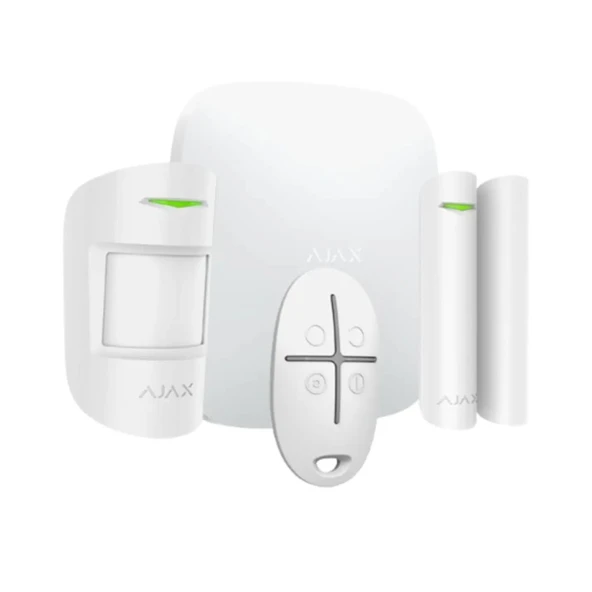 Ajax Starterkit 4G, Kablosuz, Alarm Kiti, Beyaz ürün görseli 1