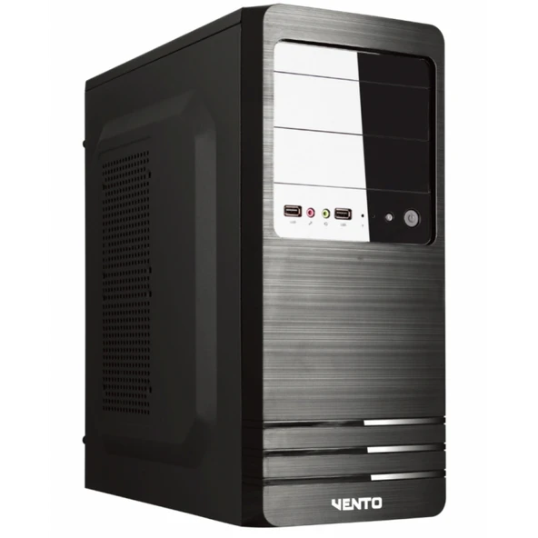 Vento Vs114F Mid Tower, 400W Siyah, Kurumsal Kasa ürün görseli 1