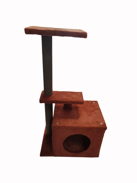 3A KEDİ TIRMALAMA 2 KAT TURUNCU - Resim 8