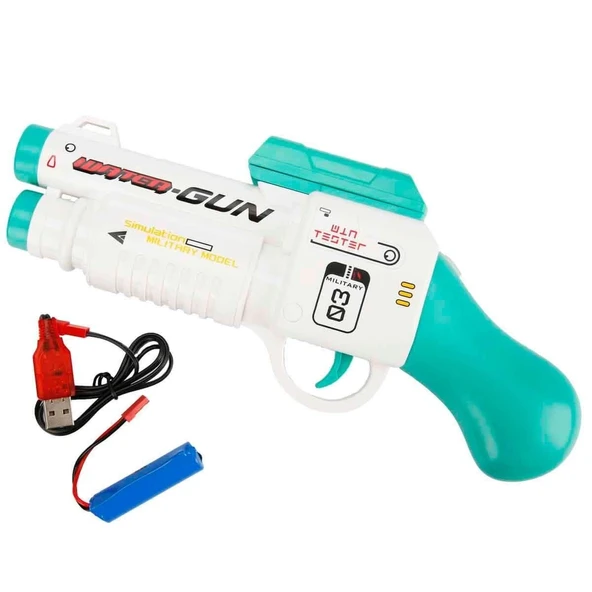 4710  USB Şarjlı Su Tabancası 26 cm - Resim 3
