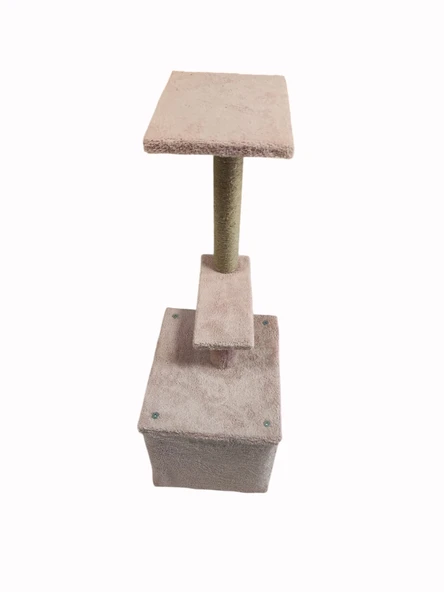 3A KEDİ TIRMALAMA 2 KAT PEMBE - Resim 4