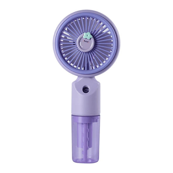 Feny Fn-F50, Mor, 3 Kademeli Hız, Buharlı Ferahlık, Elde Kullanım, Dahili 800Mah Bataryalı, Type-C Şarj Girişli, Vantilatör ürün görseli 1