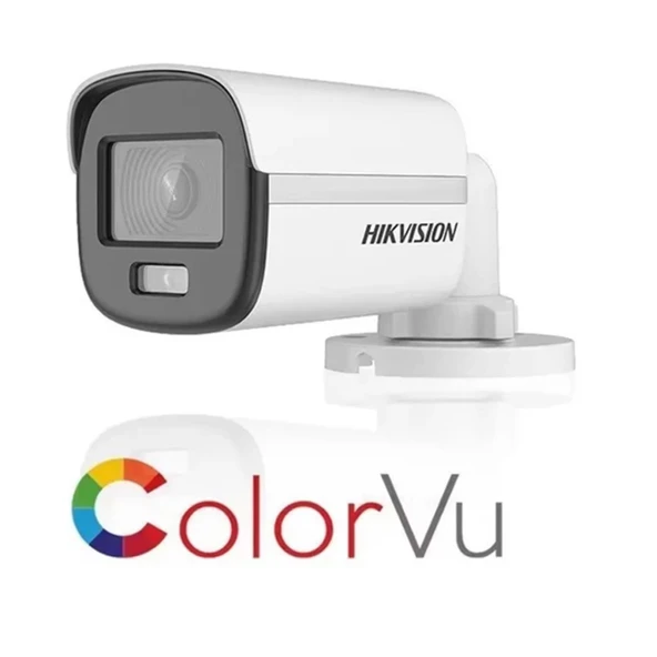 Hikvision Ds-2Ce10Df0T-Lpfs, 2Mpix, 2,8Mm Lens, 20Mt Gece Görüşü, Color Vu, Ip67, Bullet Kamera ürün görseli 1