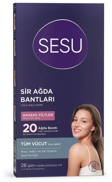Sesu Ağda Bandı Yüz İçin Hassas Ciltler 20Li ürün görseli 1