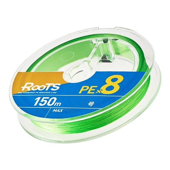 Gosen Roots 8X 150m Açık Yeşil İp (Örgü) Misina  1.0 Pe / 0.171 mm / 9.1 Kg ürün görseli 1