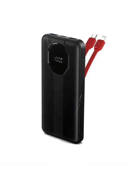 PW-139 10000 mAh 2XUsb 1XPd Hızlı Şarj 22.5W Type-C Lightning Powerbank ürün görseli 1