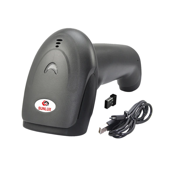 Sunlux Xl-9309B, El Tipi, Laser, Wifi, Bluetooth, Kablosuz, 300Metre, 1D, Barkod Okuyucu ürün görseli 1
