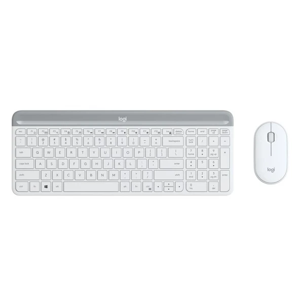 Mk470 Beyaz, 920-009436, Kablosuz, Türkçe Q, Klavye Mouse Set ürün görseli 1