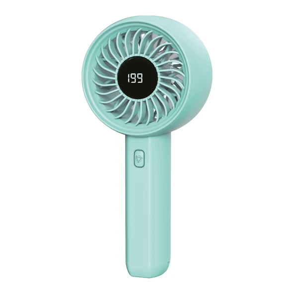 Feny Fn-F45, Yeşi̇l, Tek Tuşla Ayarlanabilir Güç, Lcd Gösterge, Elde Kullanım, Dahili 1800Mah Bataryalı, Type-C Şarj Girişli, Vantilatör ürün görseli 1